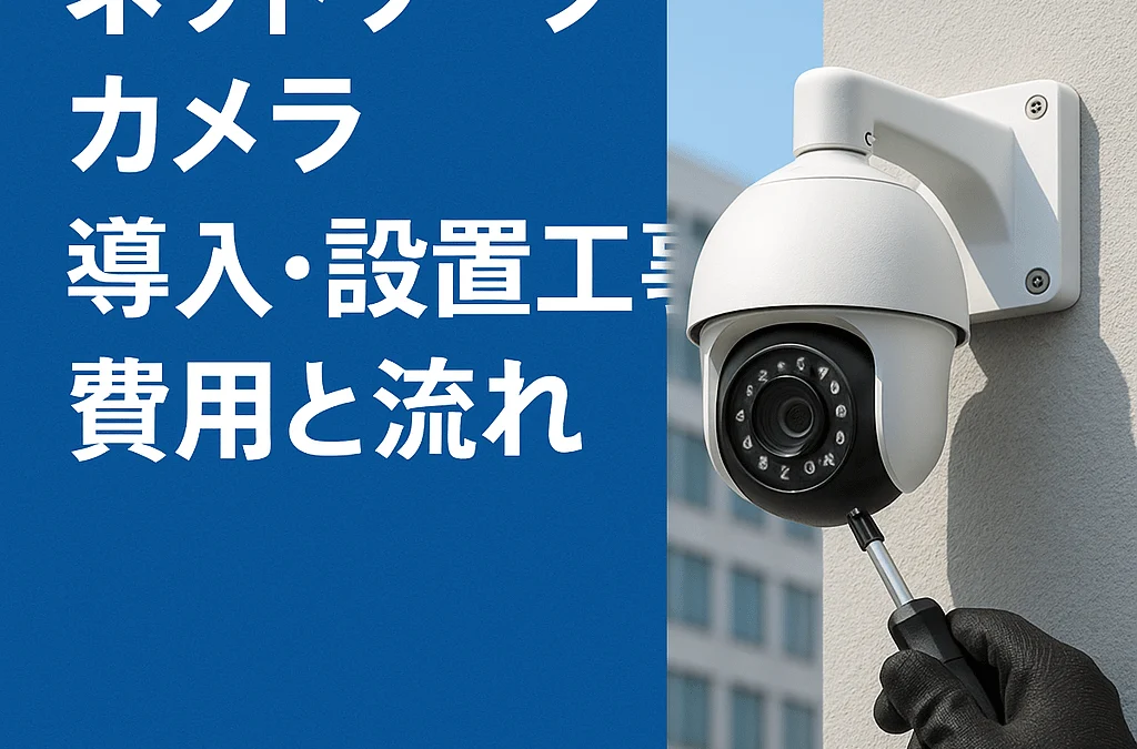 ネットワークカメラの導入・設置工事ガイド｜費用・工期・注意点まで完全解説