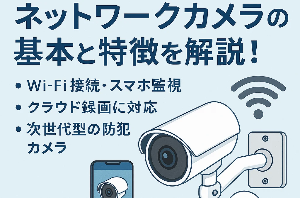 ネットワークカメラとは？仕組み・特徴・使い方を初心者向けにわかりやすく解説