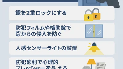 空き巣対策は何から始めるべき？自宅を守るための効果的な防犯方法とカメラ活用術