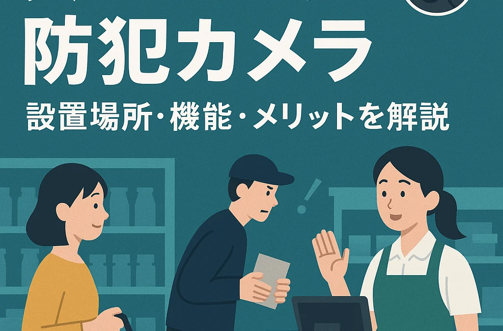 スーパーに防犯カメラは必要？｜万引き防止から運営改善まで“見える化”で変わる店舗経営