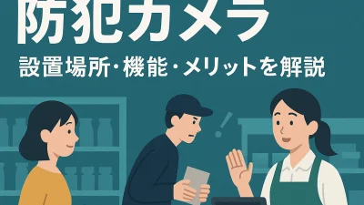 スーパーに防犯カメラは必要？｜万引き防止から運営改善まで“見える化”で変わる店舗経営