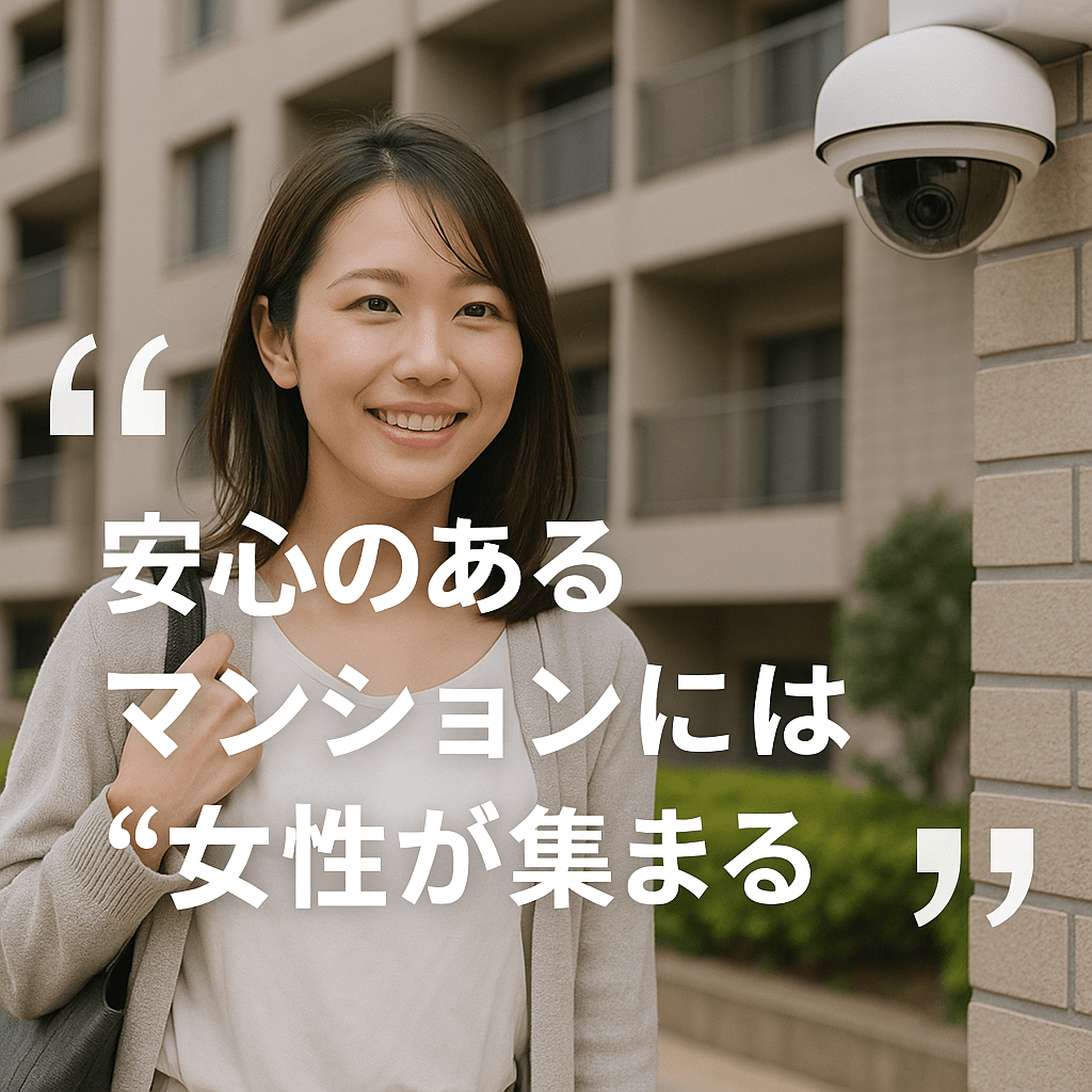 安心のあるマンションには“女性が集まる”